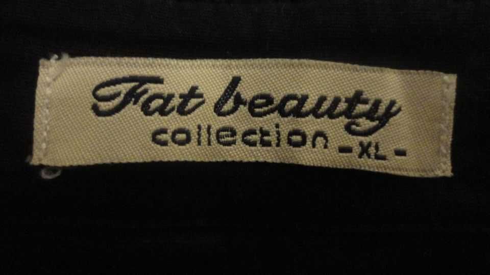 Camisa de senhora preta Fat Beauty Collection