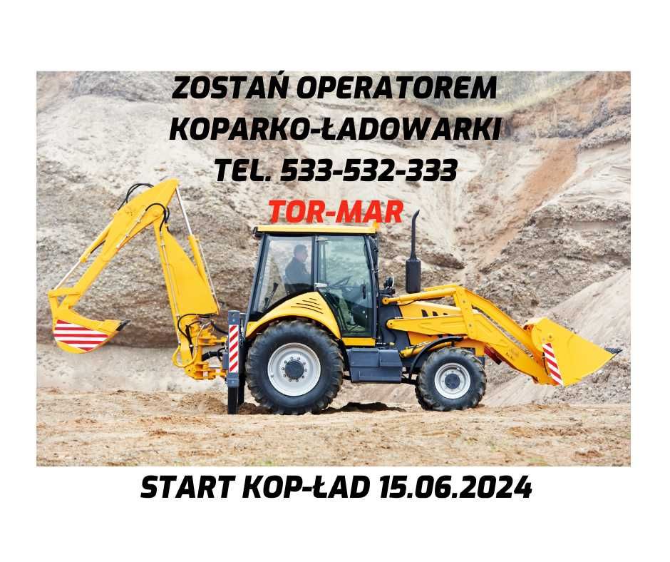 Kurs na operatora KOPARKO-ŁADOWARKI