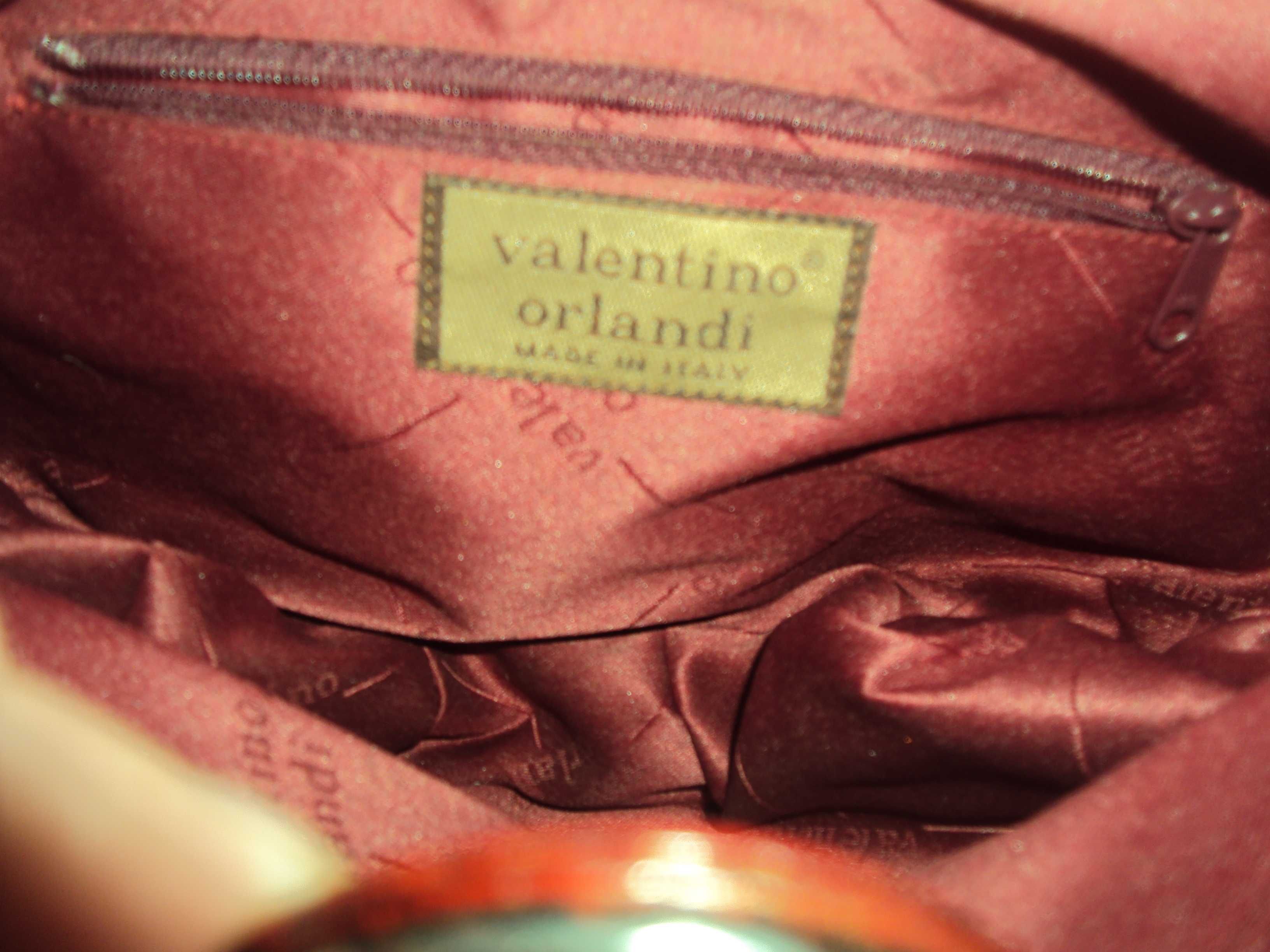 сумка кожаная винтажная Valentino Orlandi италия