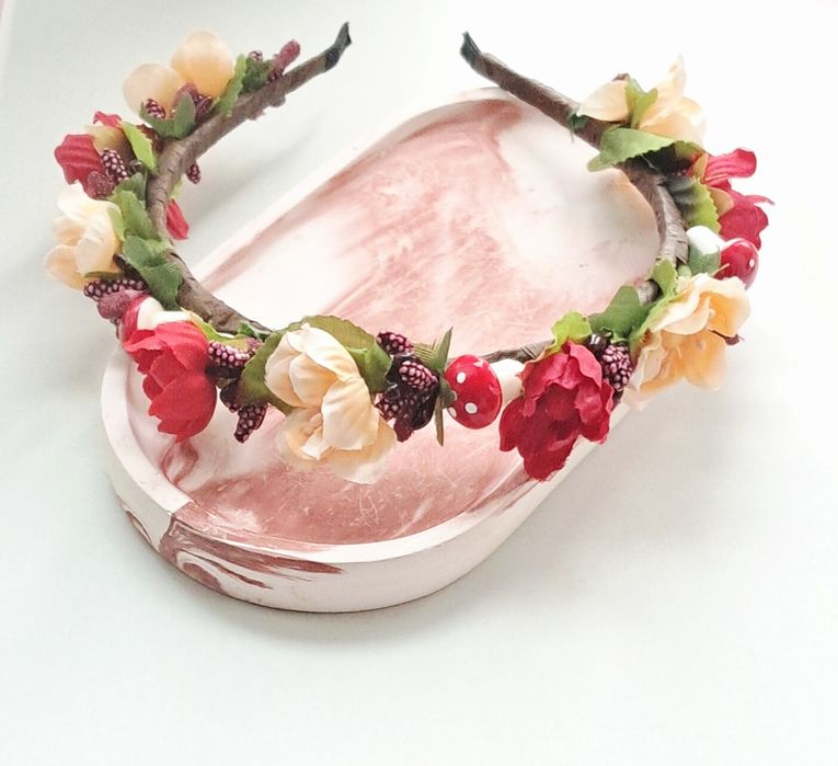 Осінні обручі,заколки,резинки,бантики,в наявності та під замовл