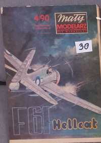 Mały Modelarz 4/1990 Samolot myśliwski Grumman F6F3 Hellcat