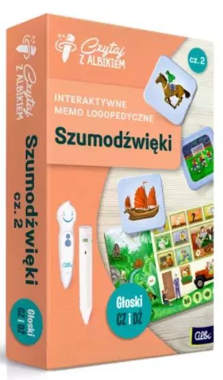 Czytaj z Albikiem. Memo logopedyczne. Szumodźwięki, część 2