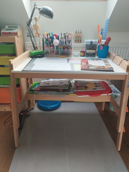 Biurko Flisat Ikea regulowane