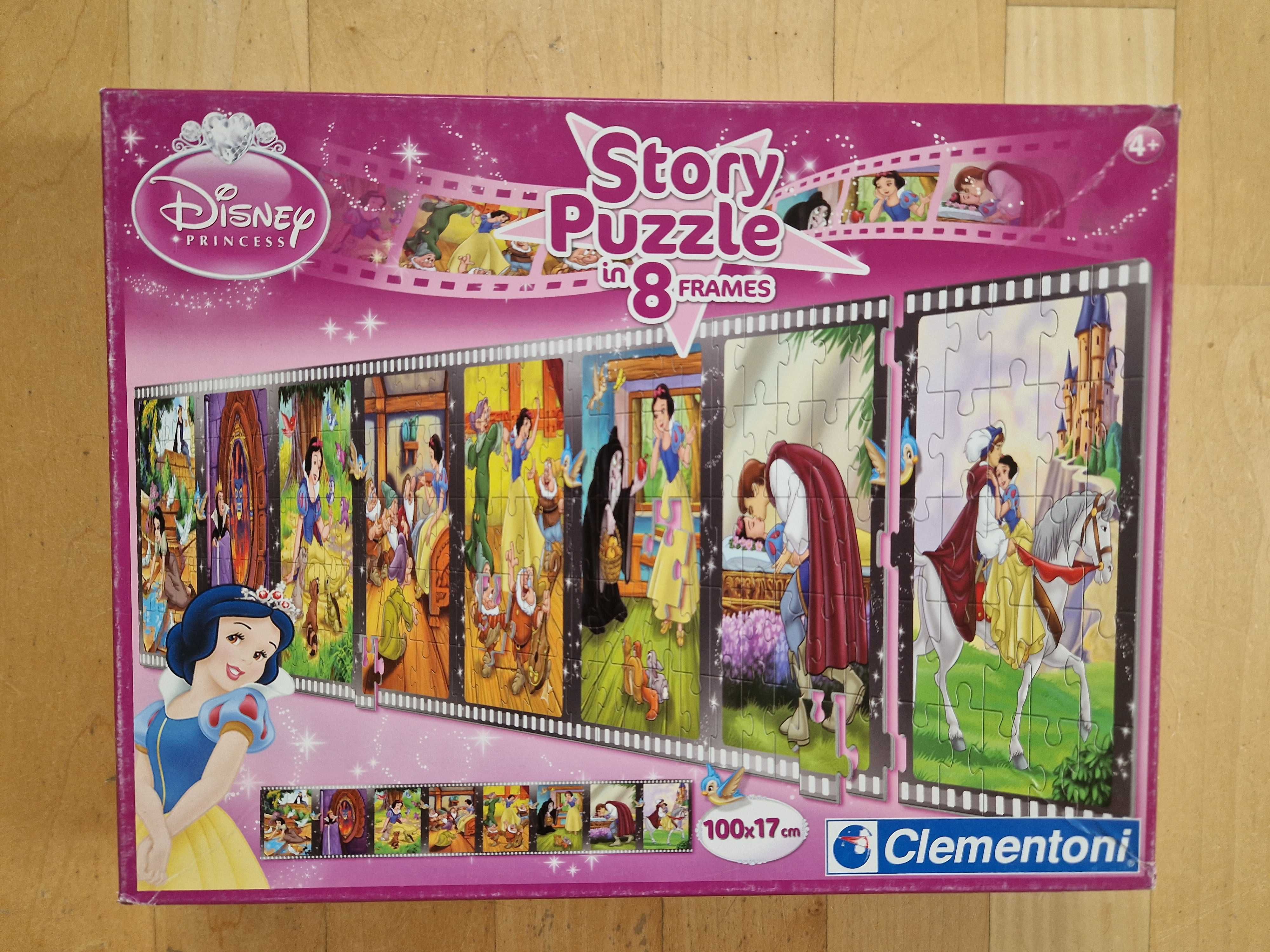 Clementoni Królewna Śnieżka story puzzle 8 x 25 cm   4+