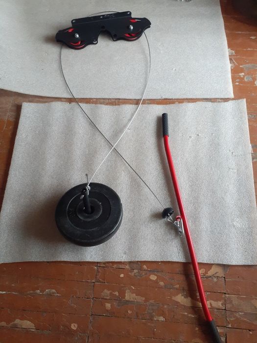 Тренажёр верхняя тяга до 120 кг, потолочная тяга, тяга верхнего блока