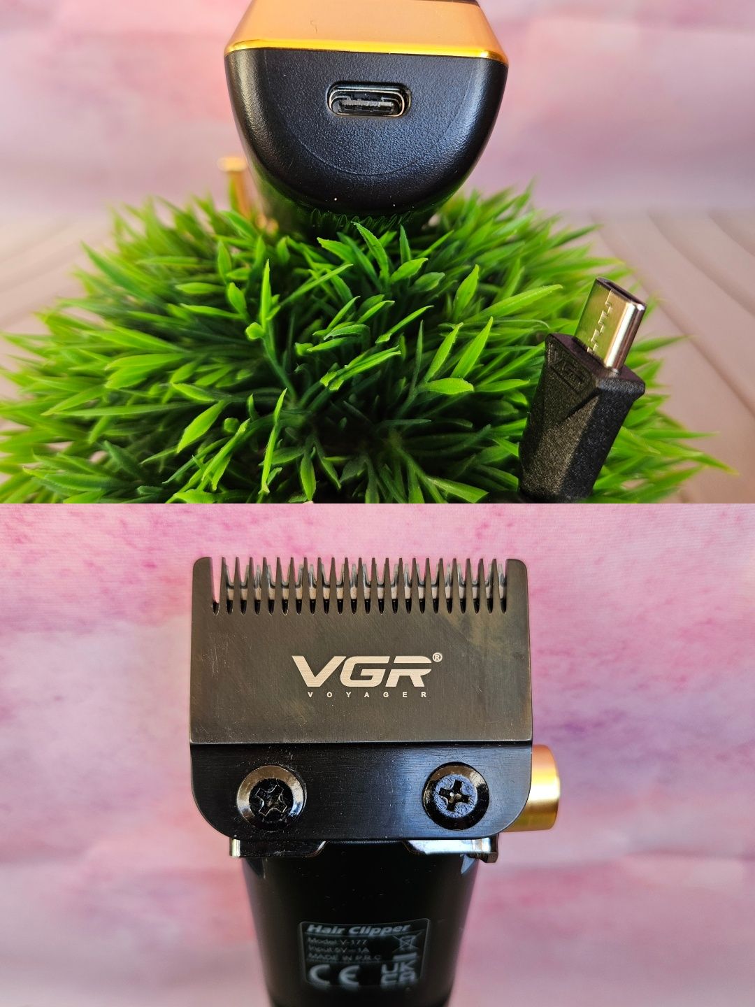 Професійна машинка для стрижки волосся VGR 177 стрижка трімер