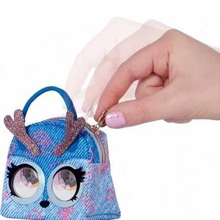 Інтерактивний гаманець оленя purse pets micros, denim deerie