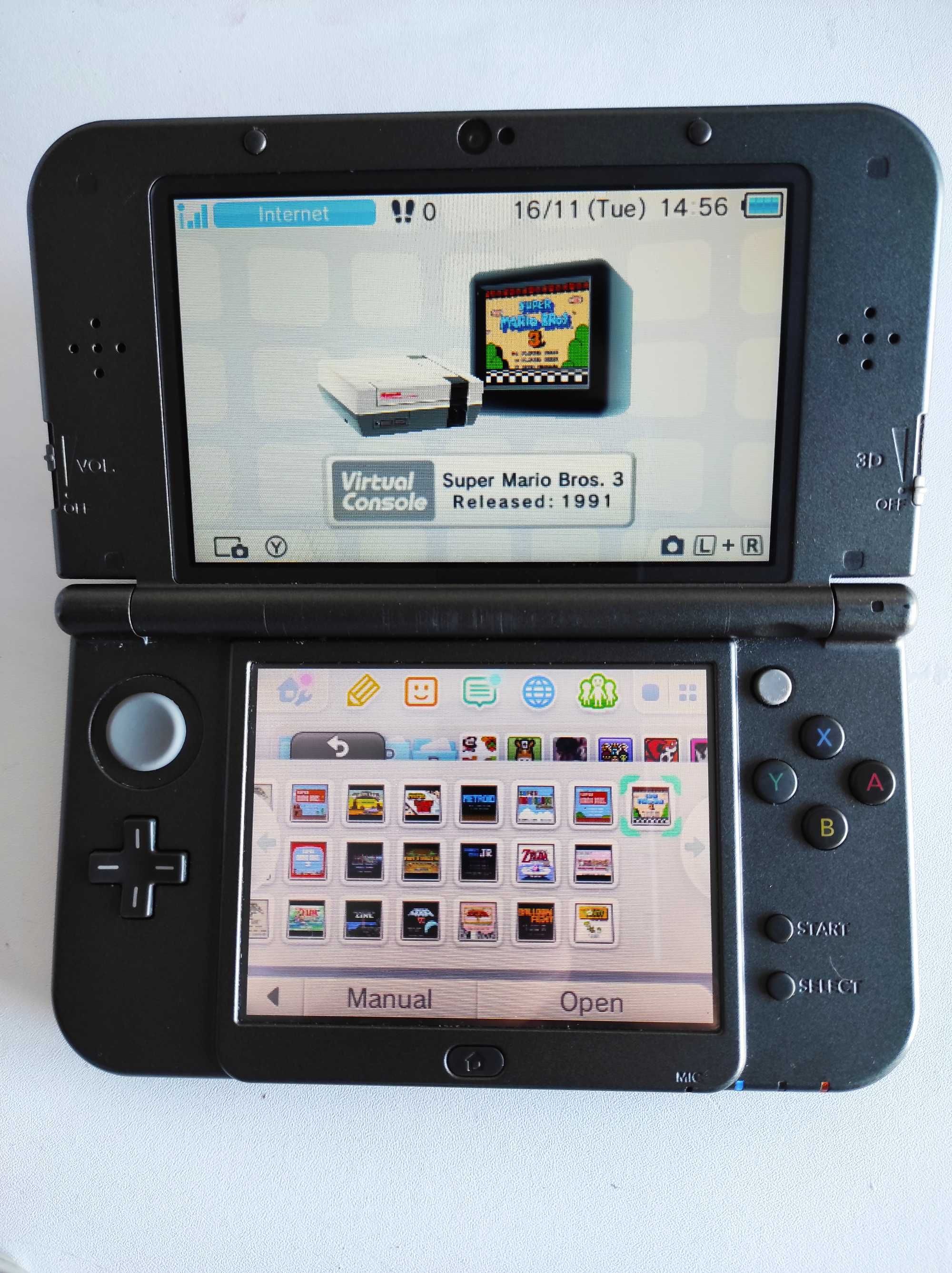 New Nintendo 3DS XL  Cinzenta- Excelente estado- Cartão 128 GB-
