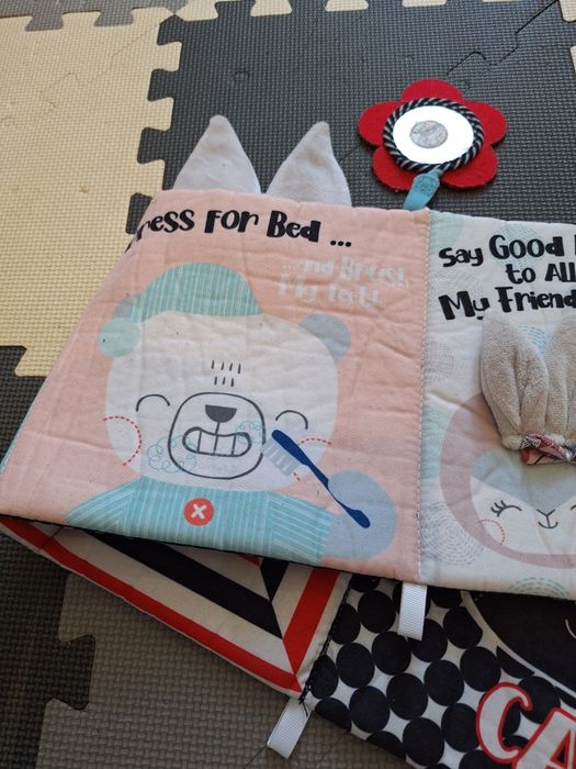 Książeczka kontrastowa niemowlęca Smiki