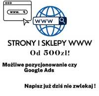 Tworzenie stron internetowych, wordpess, shopify, i Google Ads