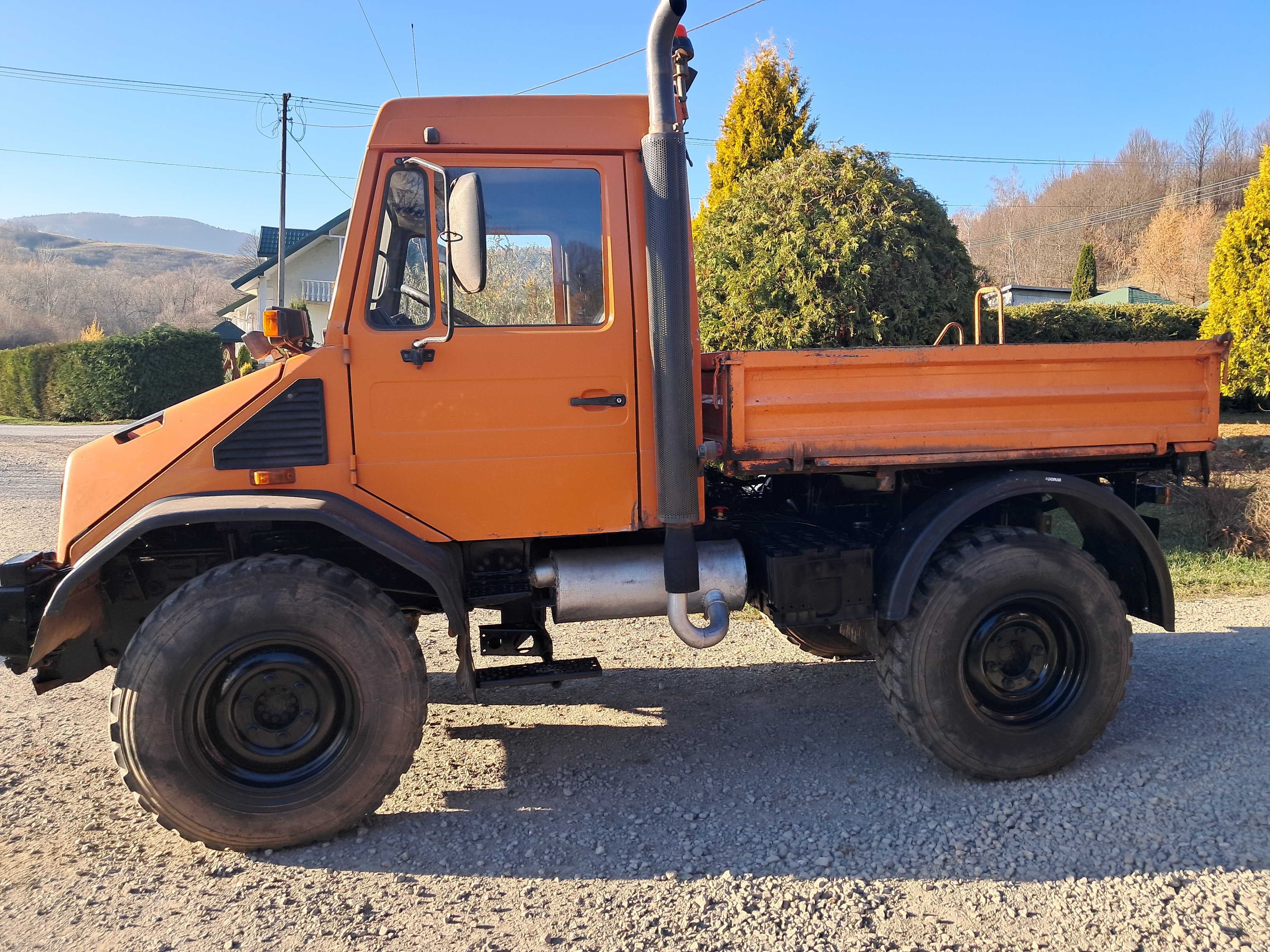 Mercedes - Benz Unimog 418 U90 4x4 wywrotka specjalny