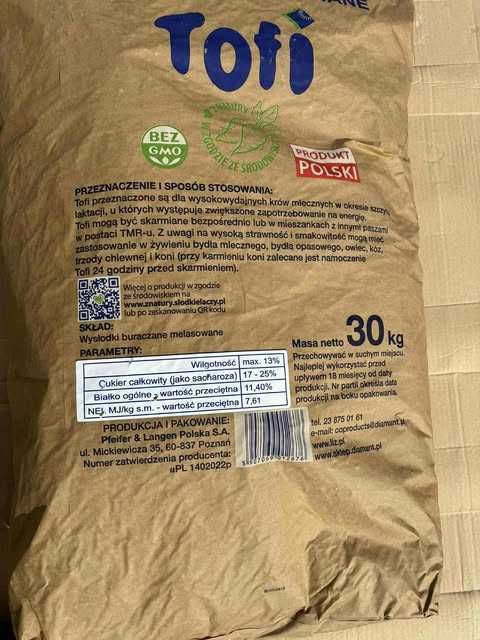 Wysłodki melasowane TOFI 30 kg
