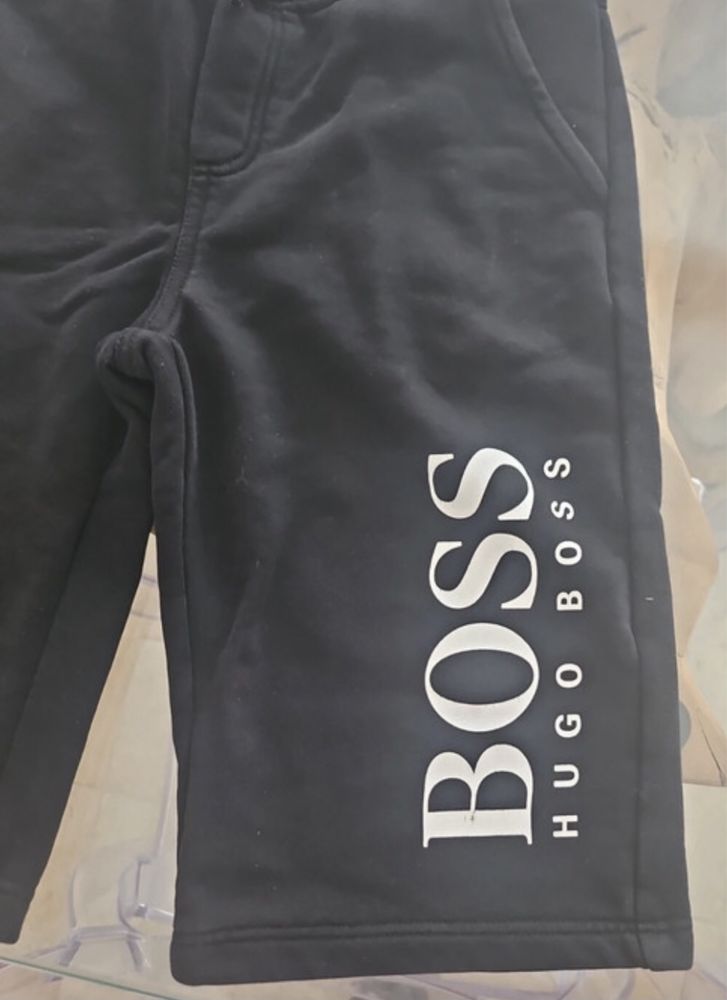 Calções pretos hugo boss 12 anos