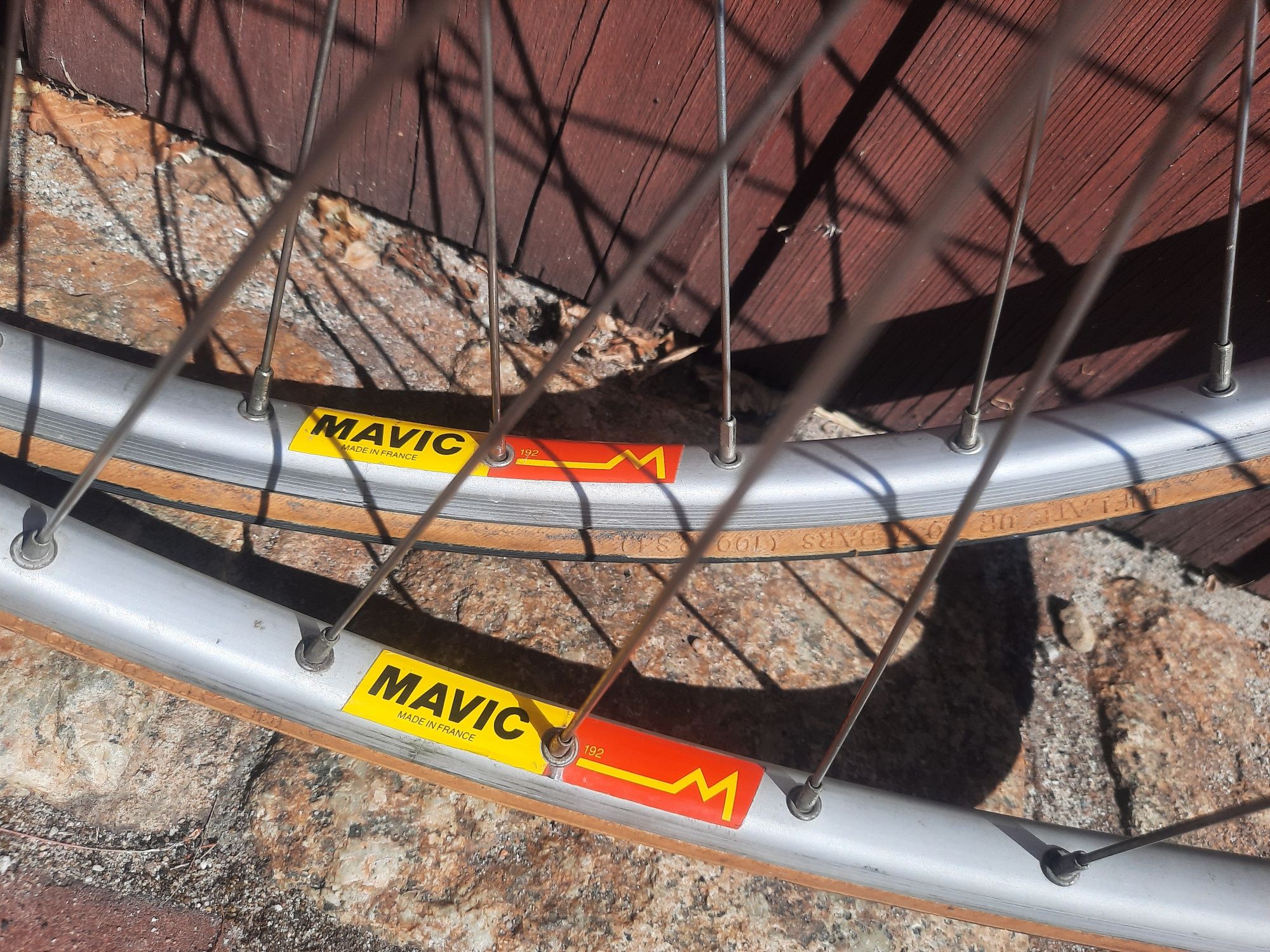 koła szosowe 28" shimano 105 / mavic 192 retro 7s 100/126mm cr5