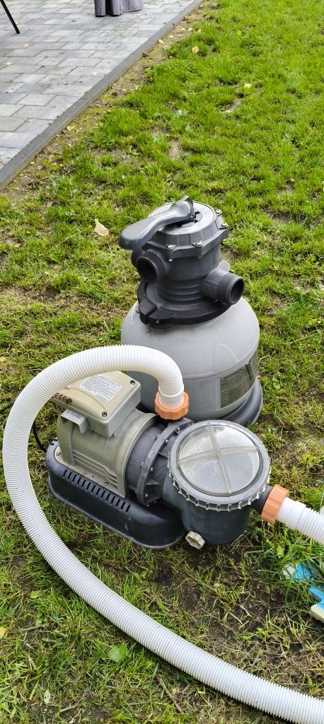 Pompa piaskowa INTEX SF15220 cały zestaw. Zbiornik 18 kg.