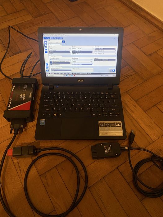 Laptop diagnostyczny, diagnostyka samochodowa, delphi, vcds, autocom