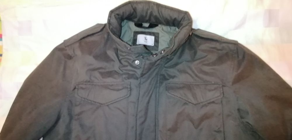 Бушлат M-65 куртка L польова мілітарі комбат хакі танкер парка