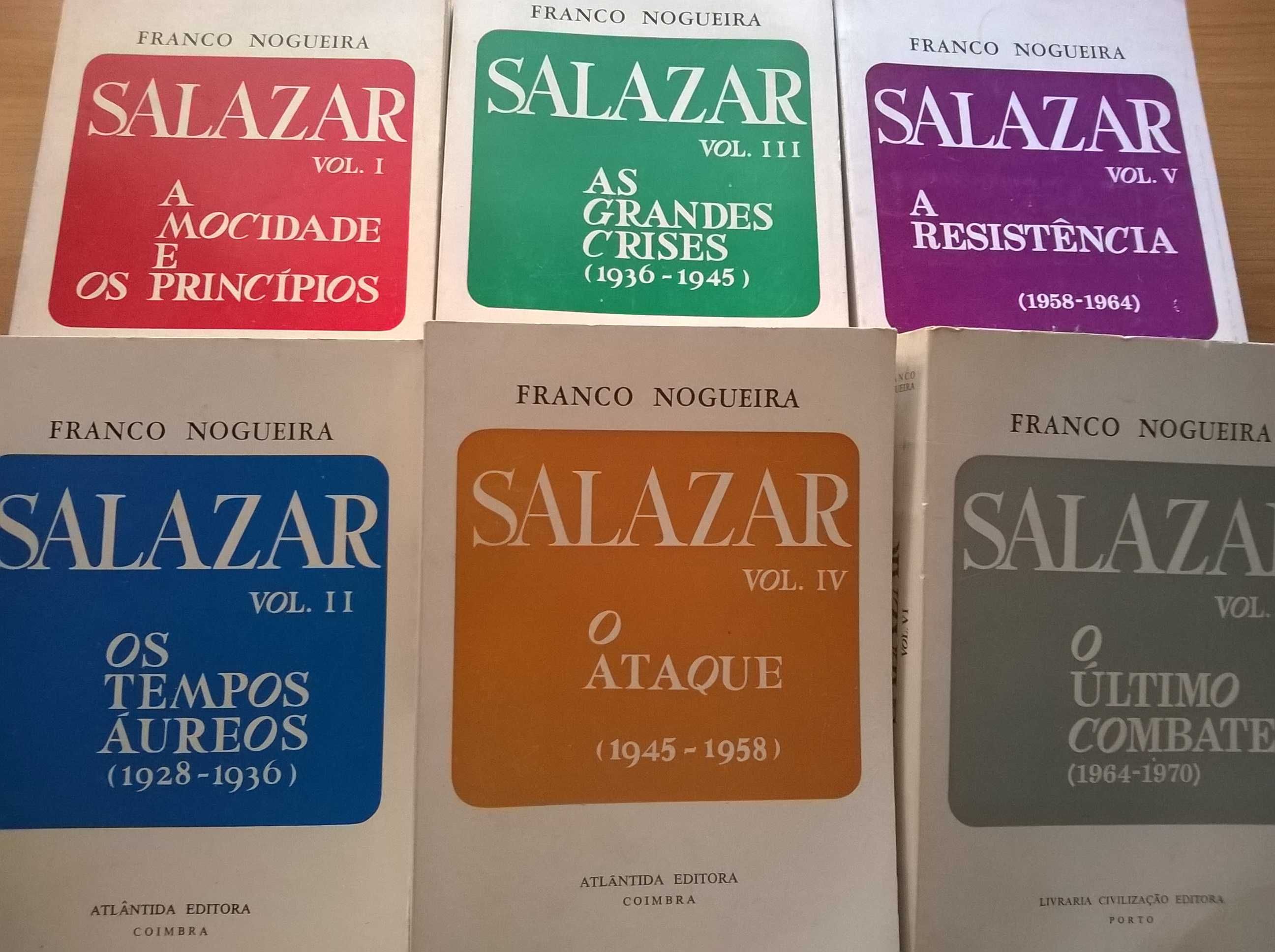 " Salazar " (6 volumes) - Franco Nogueira
