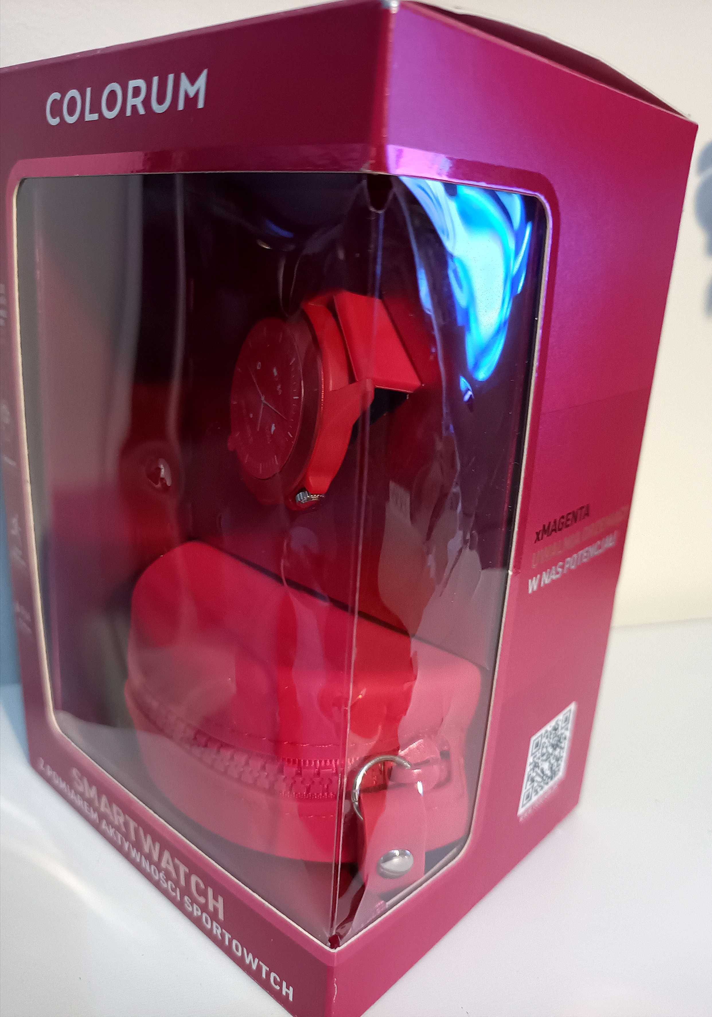 Nowy smartwatch Forever Colorum CW-300 xMagenta