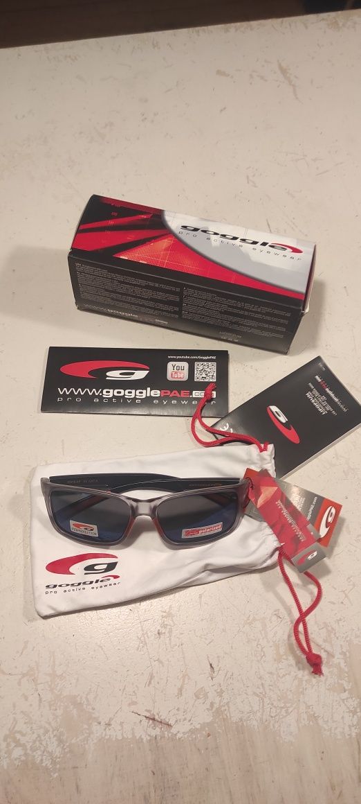 Okulary przeciwsłoneczne firmy Goggle kat.3 polaryzacja nowe