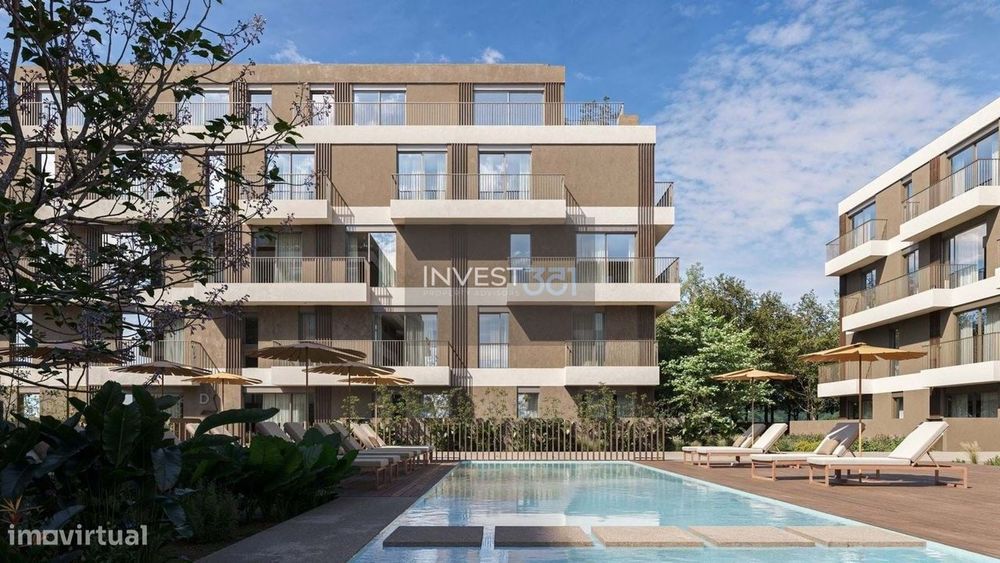 Apartamento T1 - Mais Vitta – Condomínio Fechado com Piscina