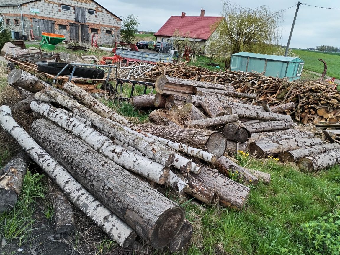 Drewno opałowe gałęziówka gruba mieszana