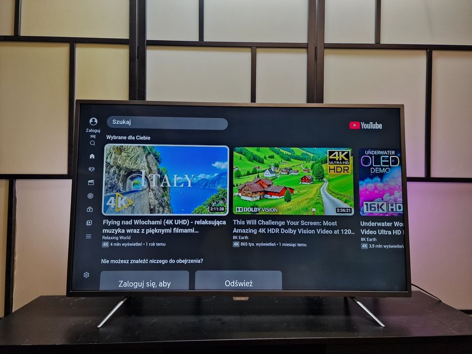 Philips 50cali Ambilight Android 4K UHD SMART Telewizor