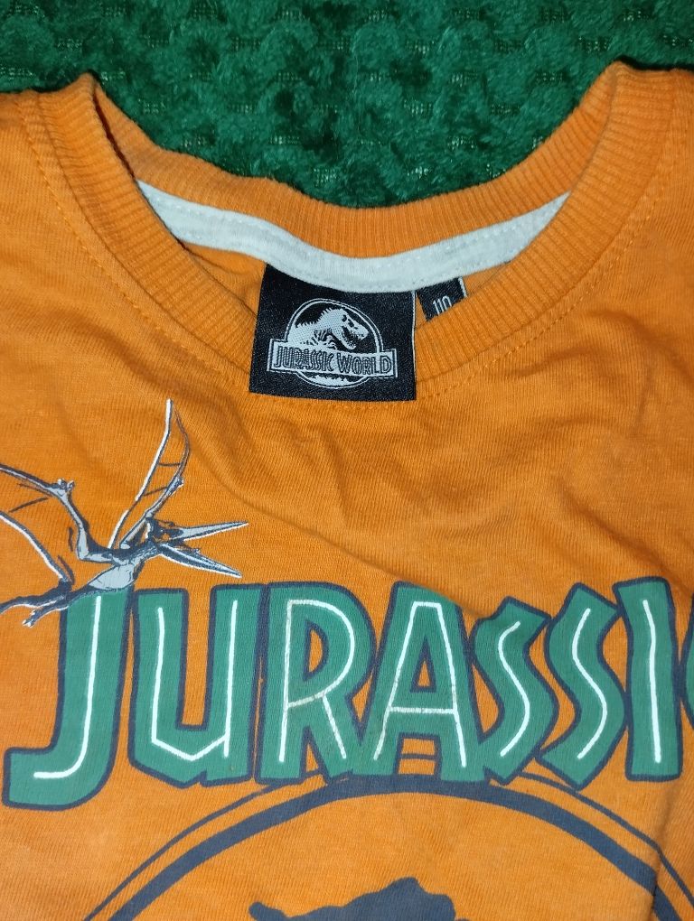 Piżama chłopięca 110/116 dinozaury