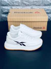 Кроссовки Reebok Classic женские Кожаные белые летние кросовки Рибок