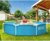 Басейн INTEX 28205 каркасный бассейн 244х51 см Metal Frame Pool