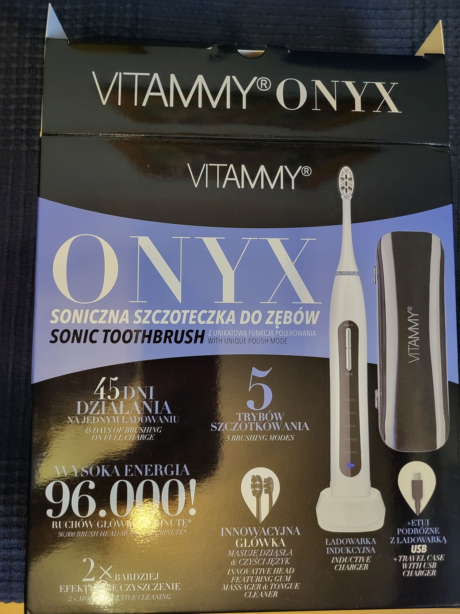 Szczoteczka soniczna Vitammy Onyx