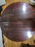 Conjunto Mesa e 8 cadeiras em mogno, tipo inglês , para restauro