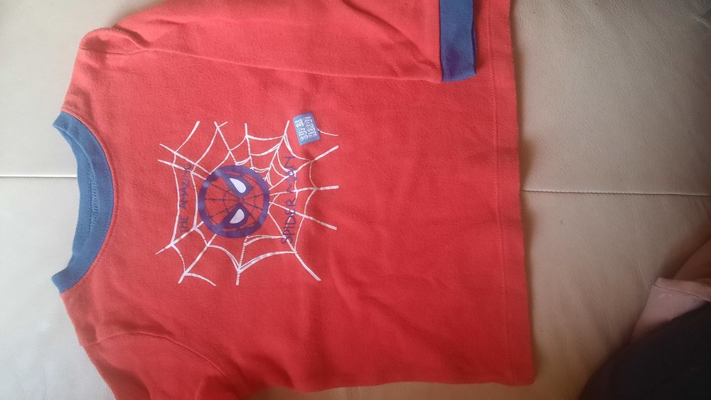 Góra od piżamka długi rękaw spiderman