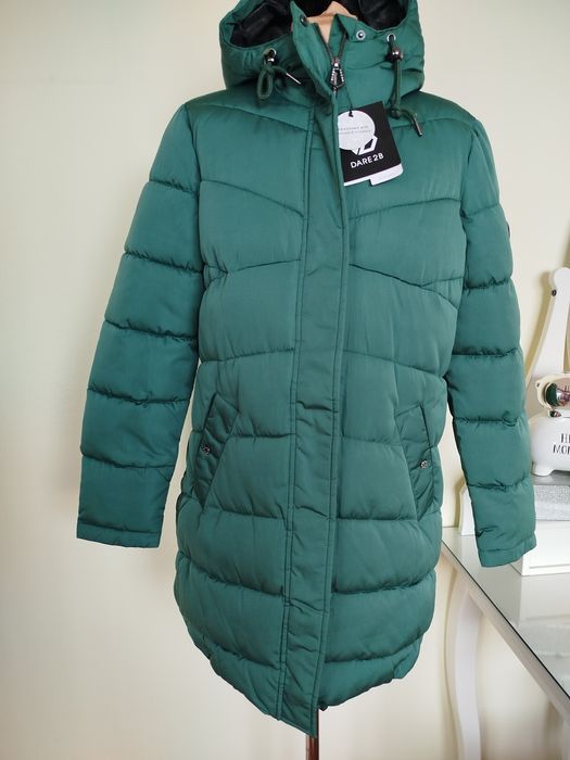 Dare 2B zimowa  kurtka z cyrkoniami Swarovskiego M 38 butelkowa zieleń