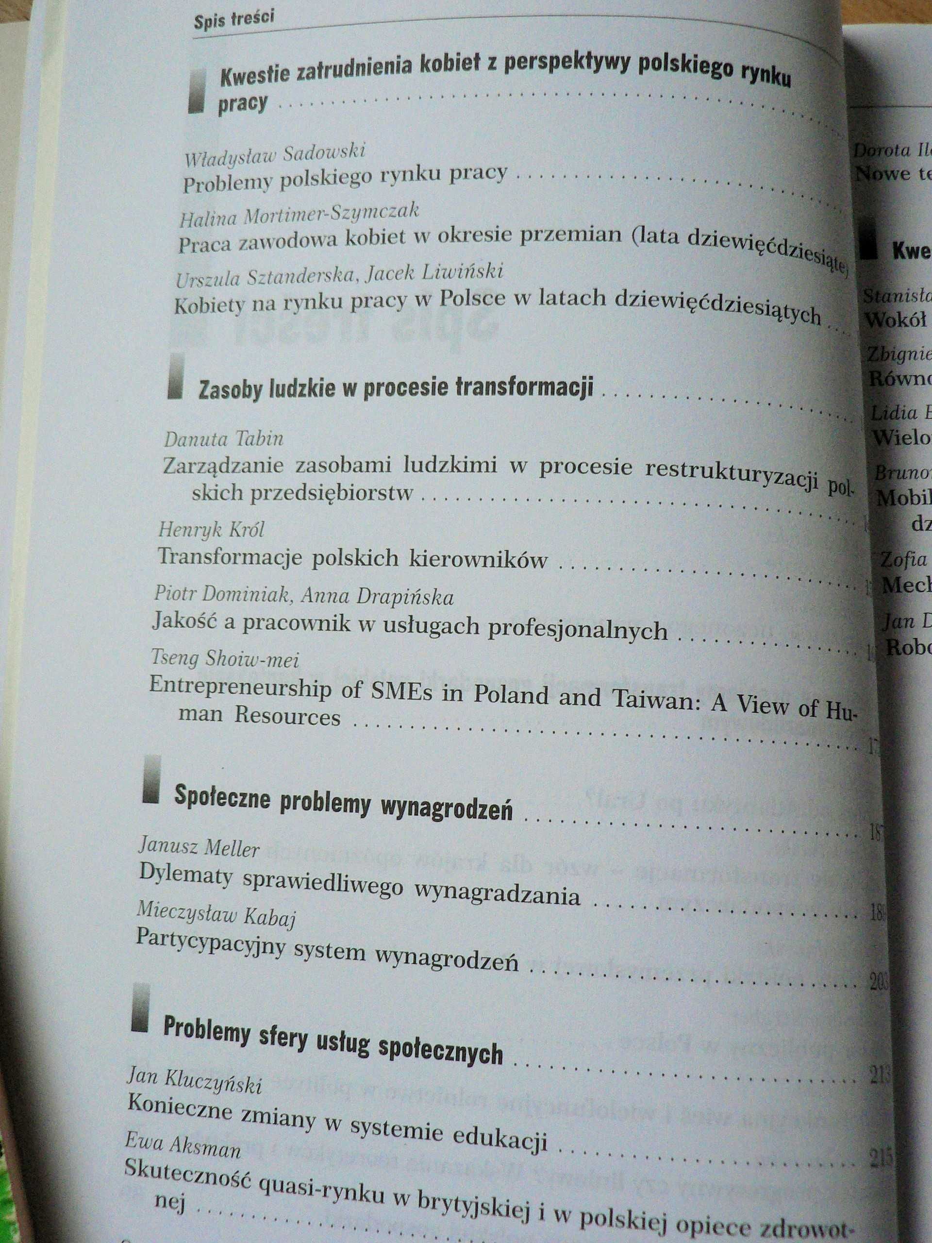 Społeczne aspekty transformacji systemowej w Polsce
