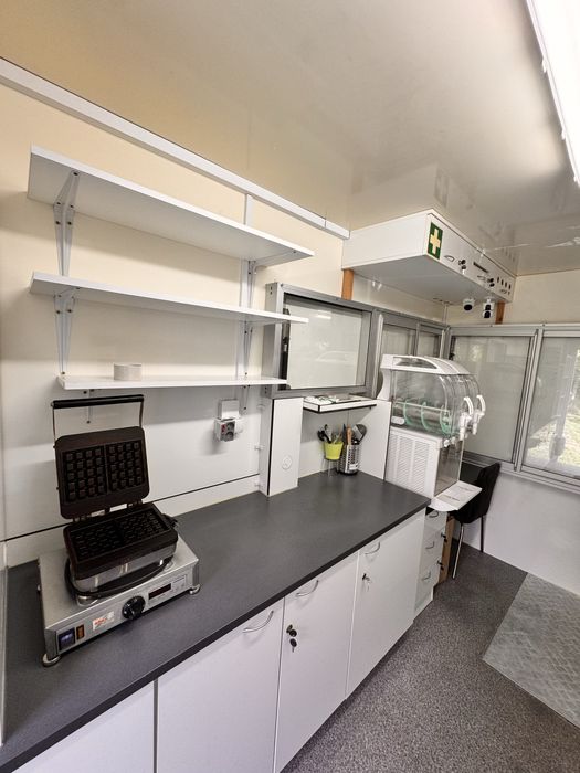 Przyczepa gastronomiczna lody gofry niewiadów