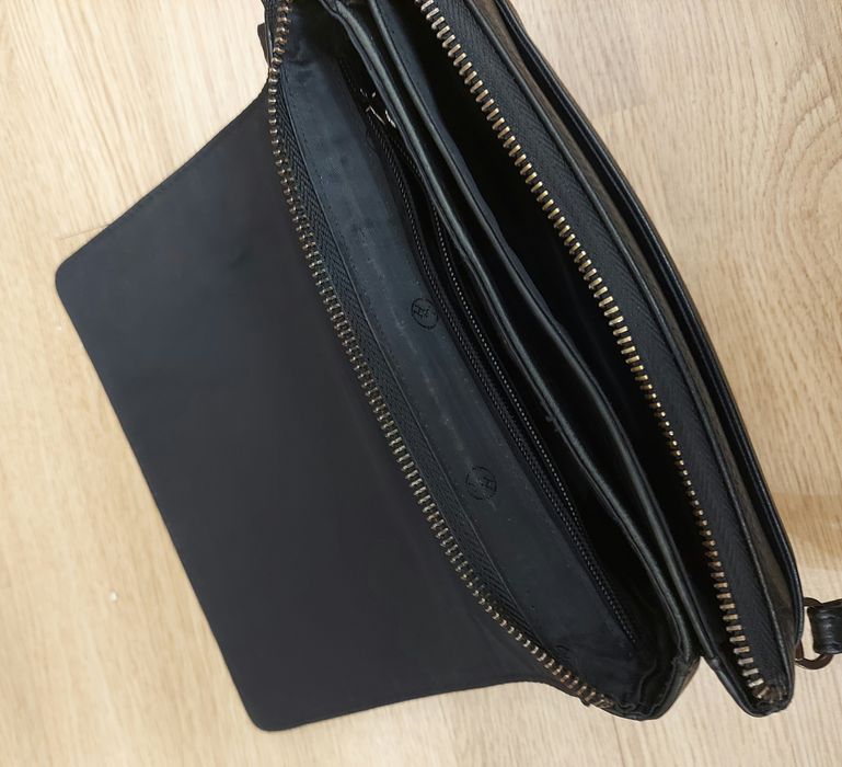 Чоловіча кожана барсетка