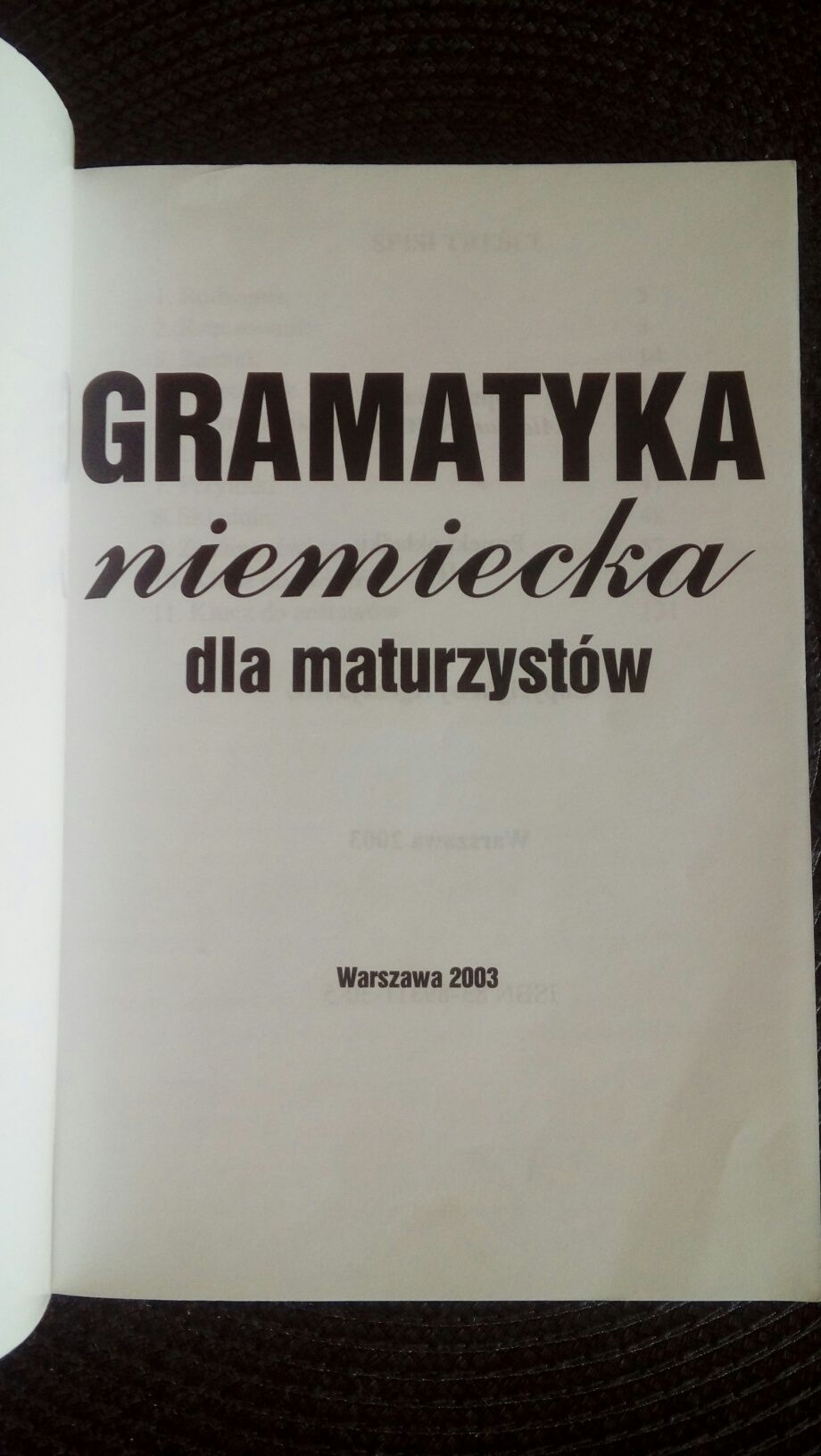 Gramatyka niemiecka dla maturzystów