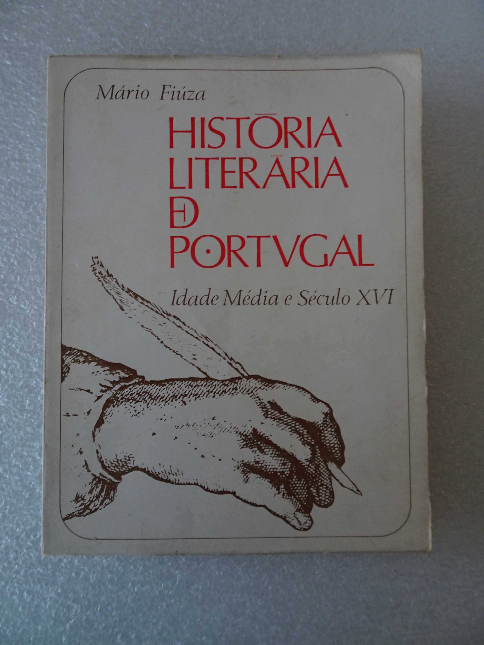 Livro - Mário Fiuza - História Literária de Portugal