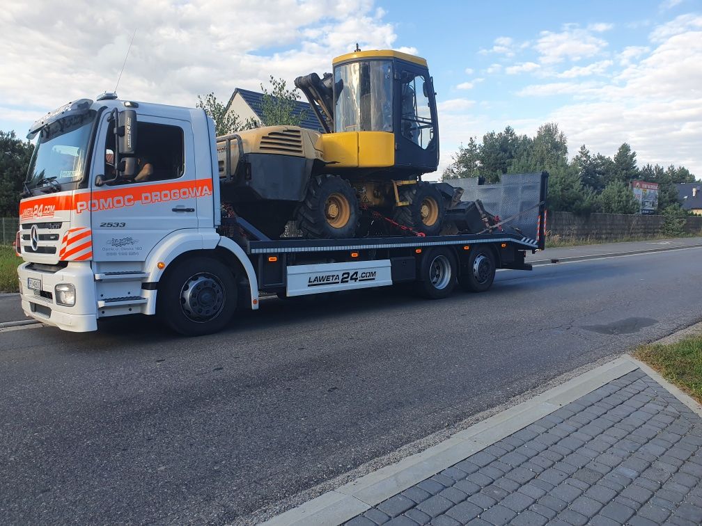 Transport Zwyżki Maszyn Budowlanych Rolniczych Wózków Pomoc Drogowa