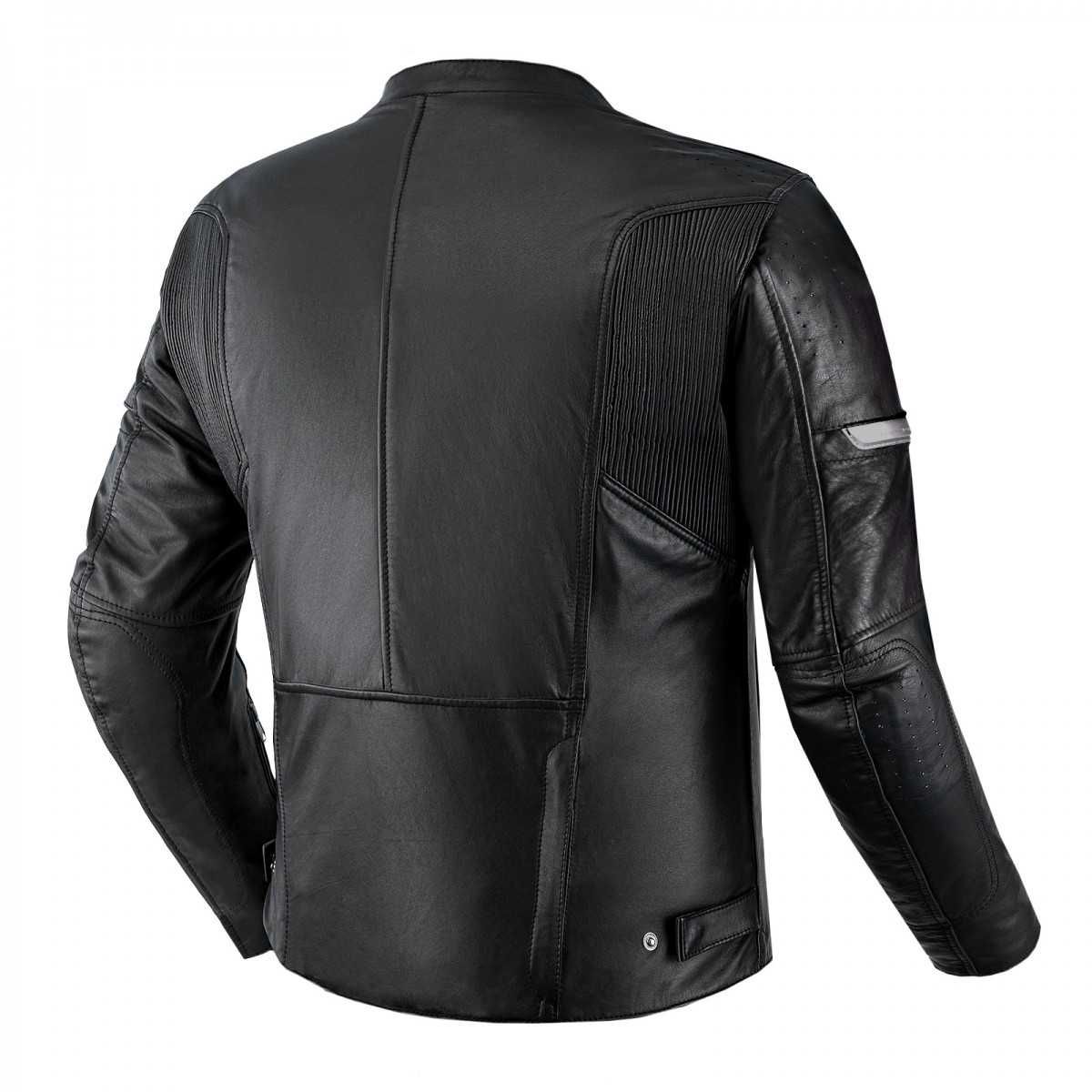 Kurtka motocyklowa skórzana Shima Hunter + 2.0 Black - Motorbiker