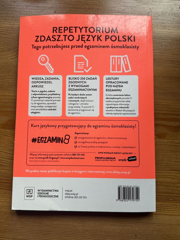 egzamin 8 klasisty j.polski repetytorium zdasz.to