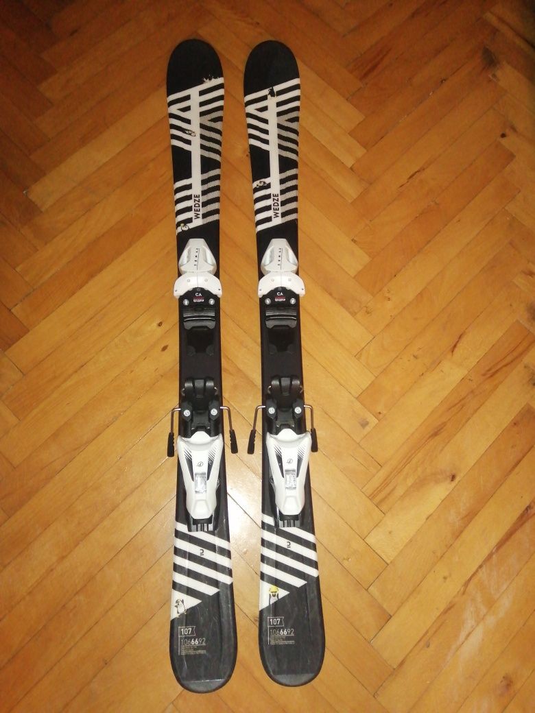 Narty zjazdowe dla dzieci Wedze Boost KID Player 500 z wiązaniami