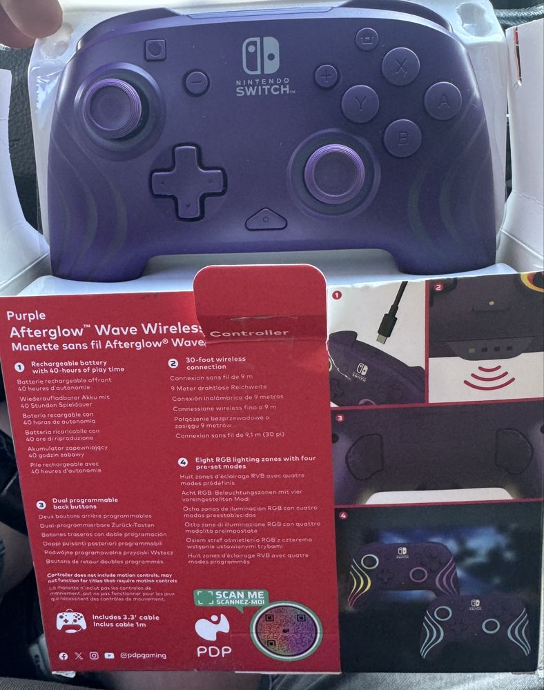 Pad Nintendo Switch fioletowy
