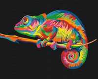 Malowanie Po Numerach Kameleon 40x50cm