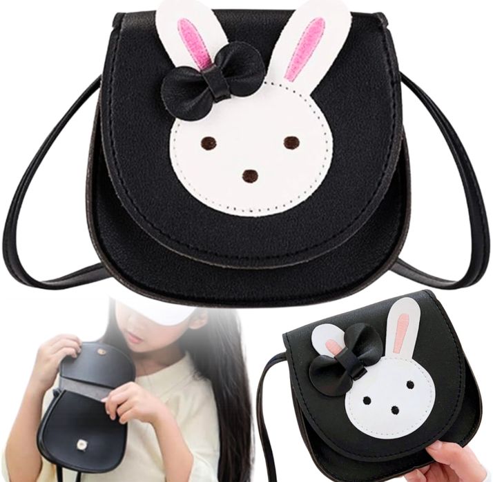 Urocza Torebka dla Dziewczynki z Kokardą i Króliczkiem