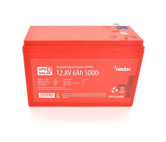 Акумулятор Greenvision Merlion LiFePO4 12,8V - 6\7\9\10\12\18Ah
