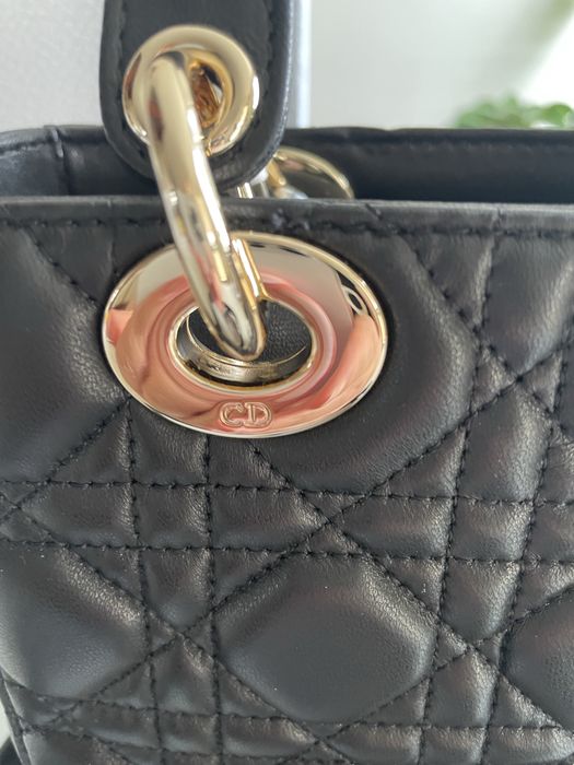 Diana czarna torba Dior size M