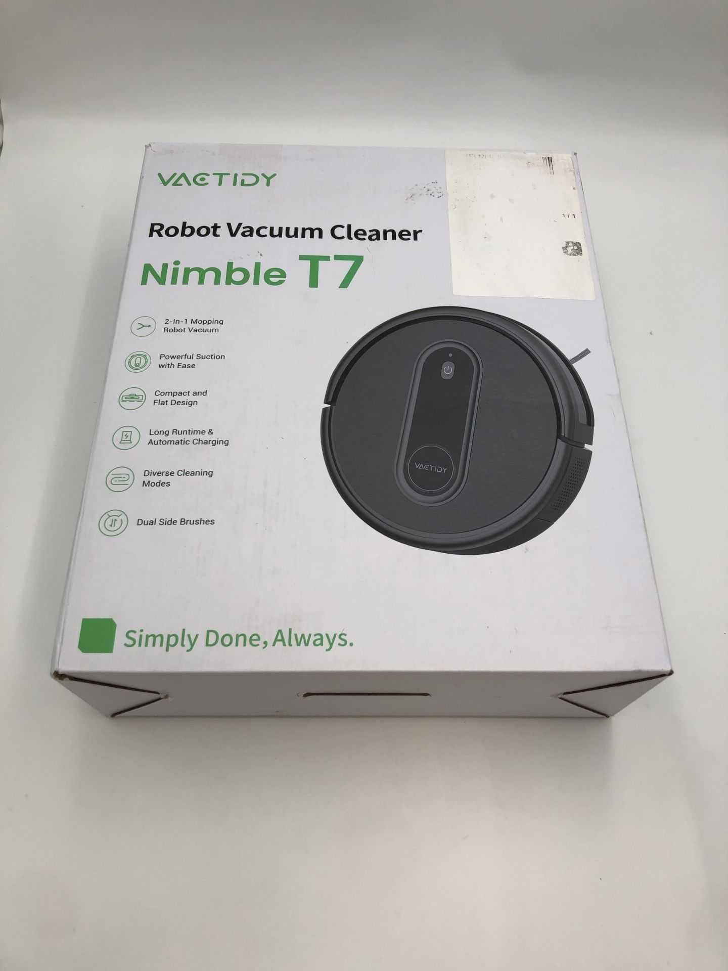 Robot sprzątający Vactidy T7 z mopem 2800Pa Alexa App Siri 120min