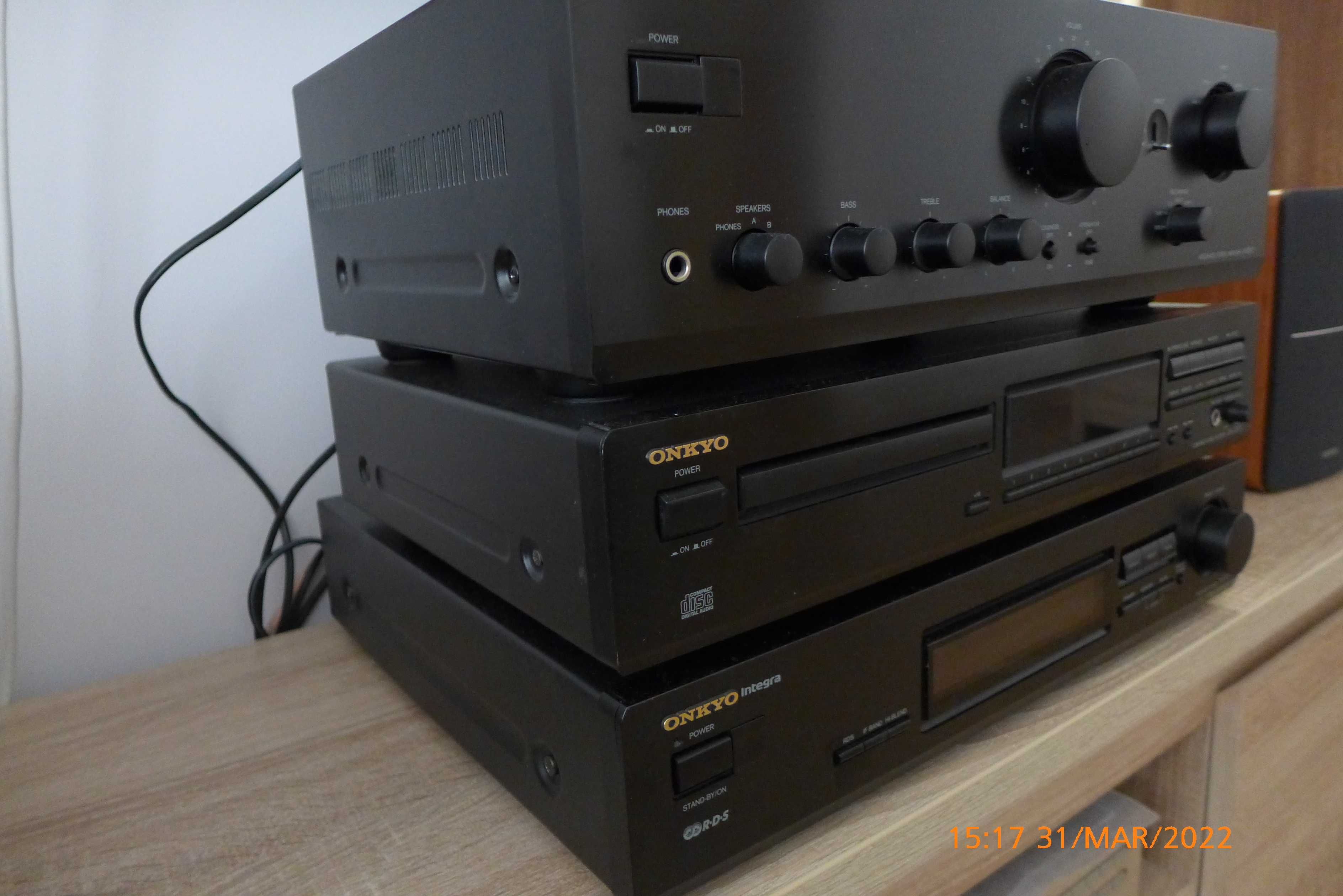 Onkyo wzmacniacz 9511,odtwarzacz cd plus tuner 4711